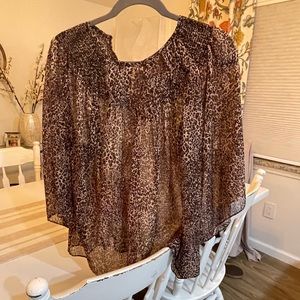 Sheer Leopard Top